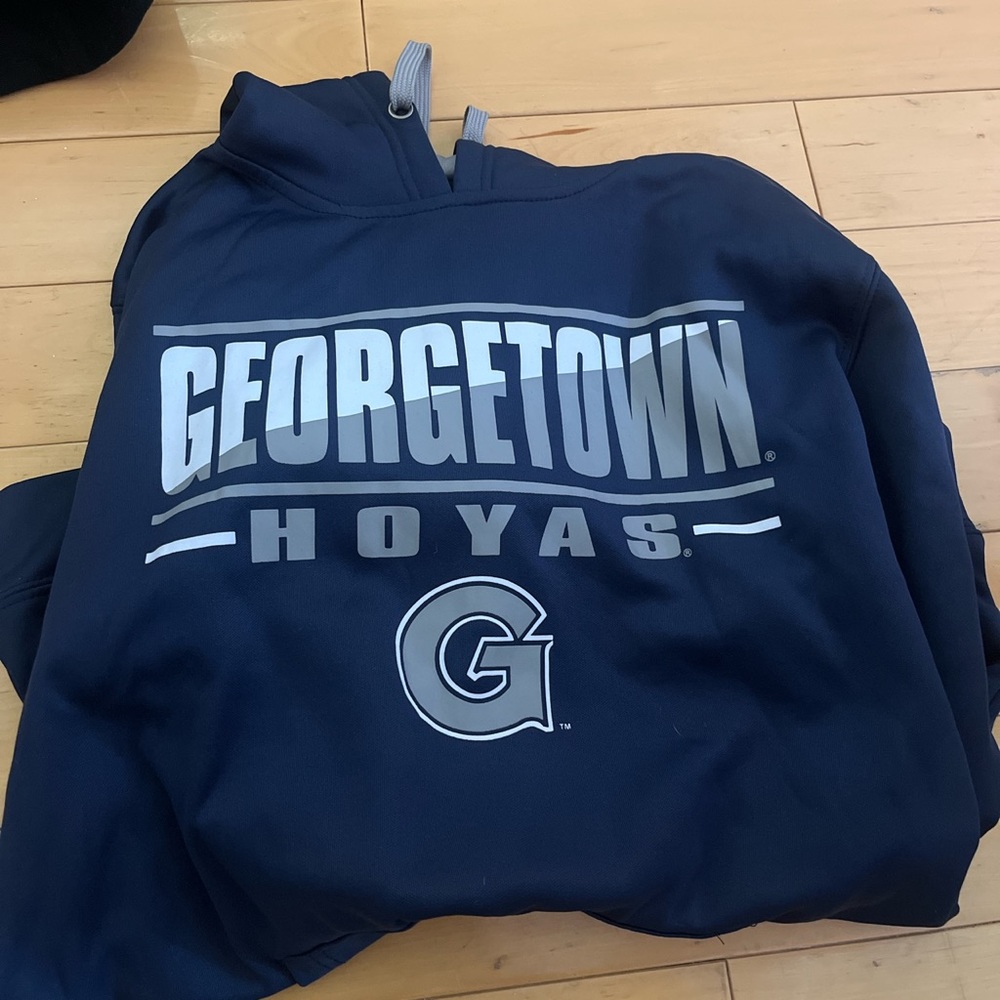 Navy blue hoodie